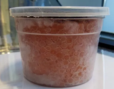 фотография продукта  Икра горбуши солено-мороженная